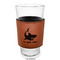 Sharks Laserable Leatherette Mug Sleeve - In pint glass for bar