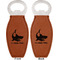 Sharks Leather Bar Bottle Opener - Front and Back (double sided)