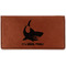 Sharks Leatherette Checkbook Holder (Personalized)