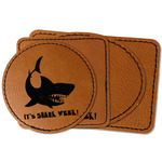 Sharks Faux Leather Iron On Patch (Personalized)