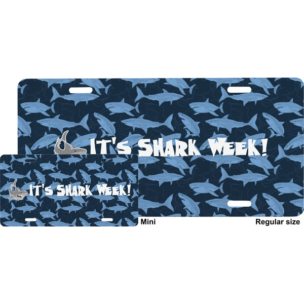 Sharks License Plate (Sizes) Four Holes
