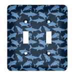 Sharks Light Switch Cover (2 Toggle Plate)