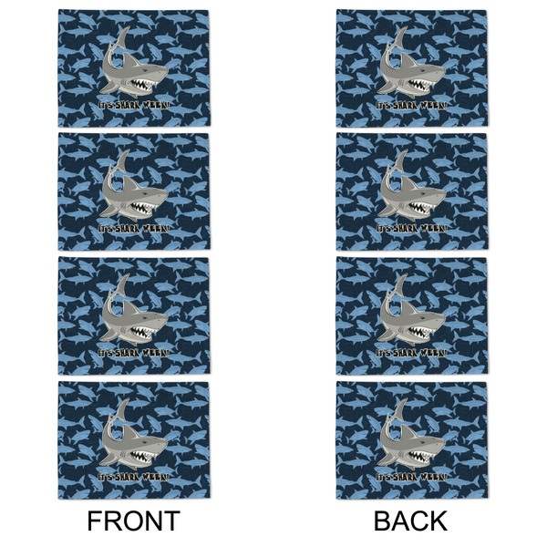 Sharks Linen Placemat - APPROVAL Set of 4 (double sided)