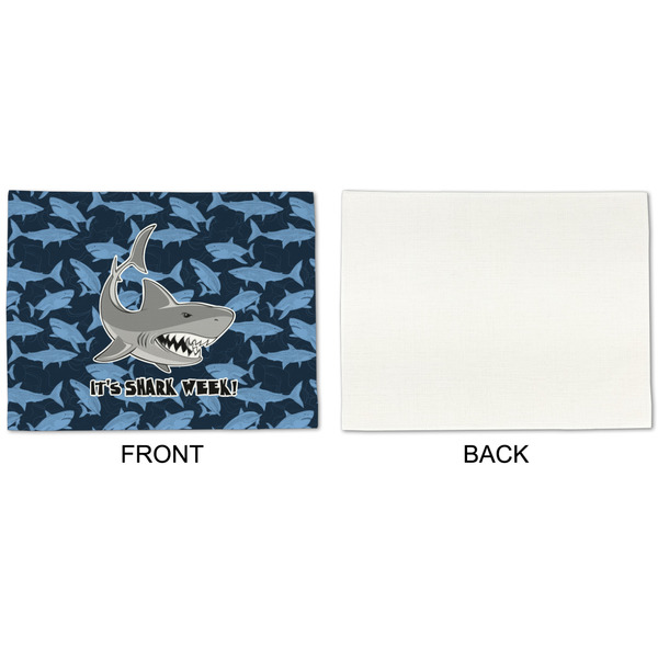 Sharks Linen Placemat - APPROVAL Single (single sided)