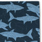 Sharks Linen Placemat - DETAIL