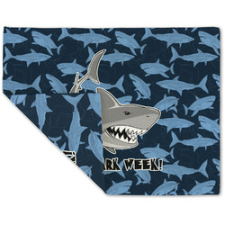 Sharks Double-Sided Linen Placemat - Single w/ Name or Text