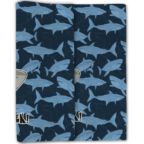 Sharks Linen Placemat - Folded Half (double sided)