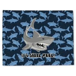 Sharks Single-Sided Linen Placemat - Single w/ Name or Text