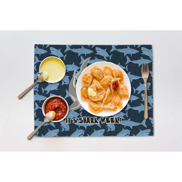 Sharks Linen Placemat - Lifestyle (single)