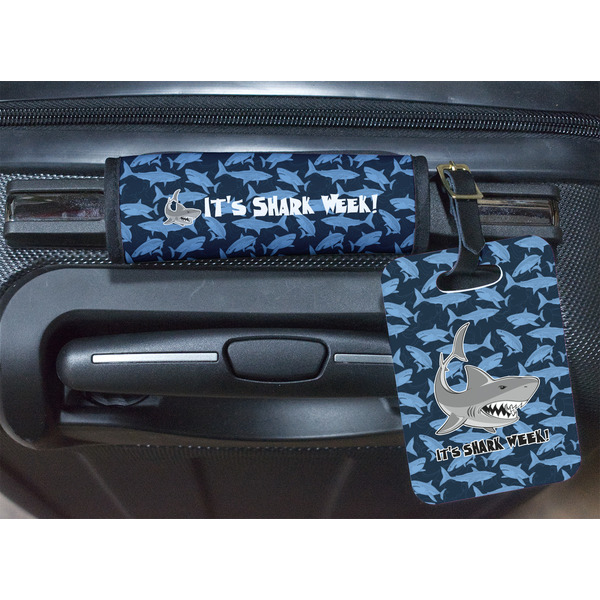 Sharks Luggage Wrap & Tag