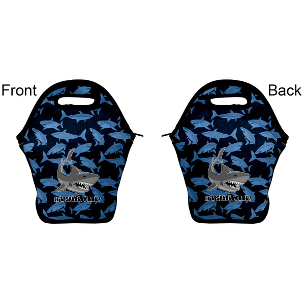Sharks Lunch Bag - Front and Back