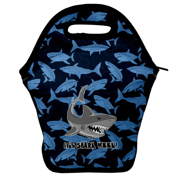 Custom Sharks Lunch Bag w/ Name or Text