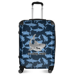 Sharks Suitcase - 24" Medium - Checked (Personalized)