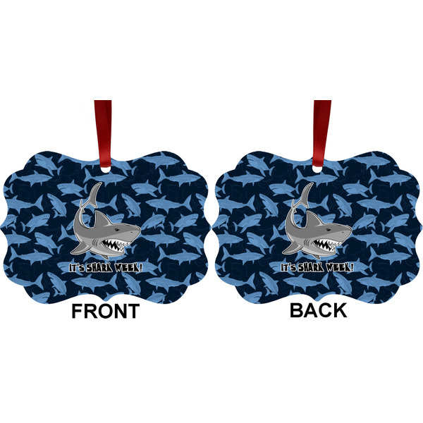 Sharks Metal Benilux Ornament - Front and Back (APPROVAL)