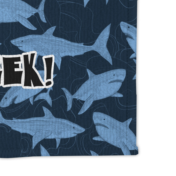 Sharks Microfiber Dish Rag - DETAIL