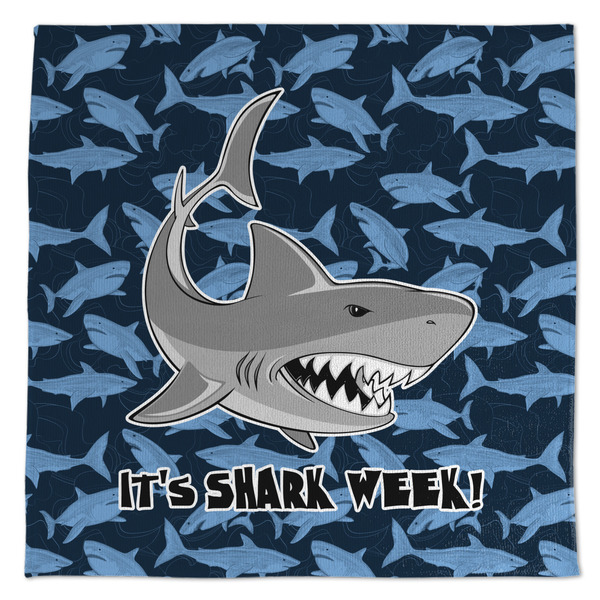 Custom Sharks Microfiber Dish Towel (Personalized)