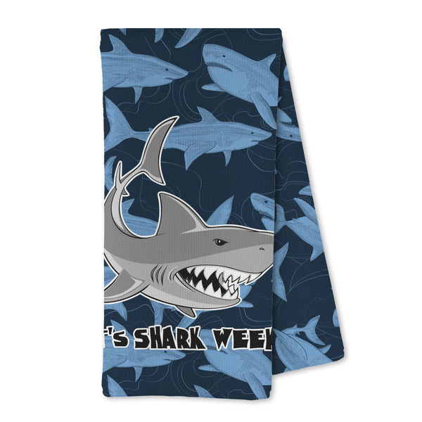 Custom Sharks Kitchen Towel - Microfiber (Personalized)