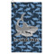 Sharks Microfiber Golf Towels - FRONT