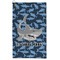Sharks Microfiber Golf Towel - Large (Personalized)