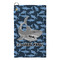Sharks Microfiber Golf Towels - Small - FRONT