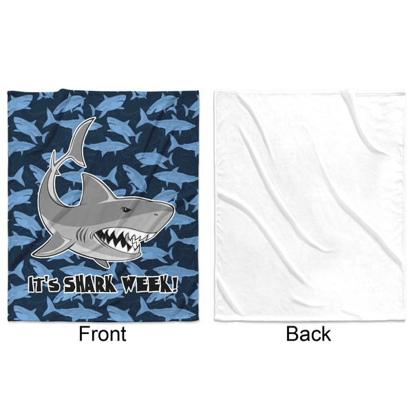 Sharks Minky Blanket - 50"x60" - Single Sided - Front & Back