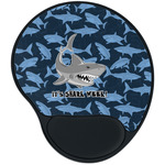 Sharks Mouse Pad with Wrist Support