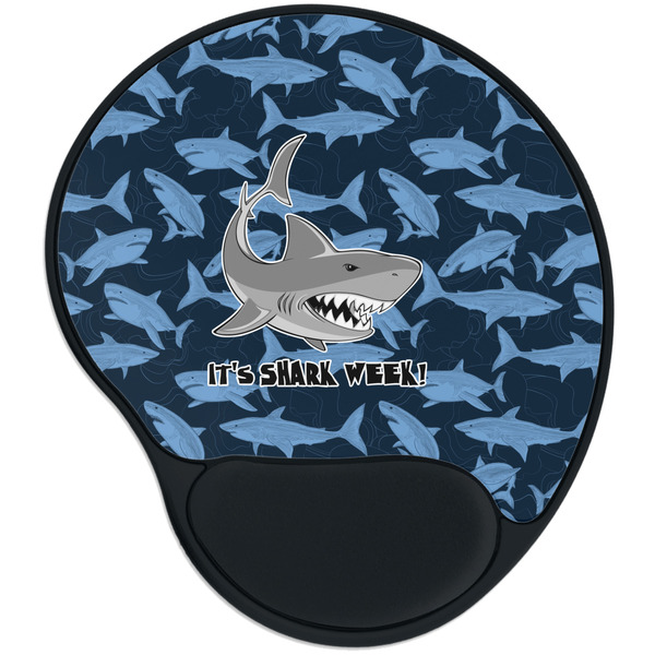 Custom Sharks Mouse Pad with Wrist Support