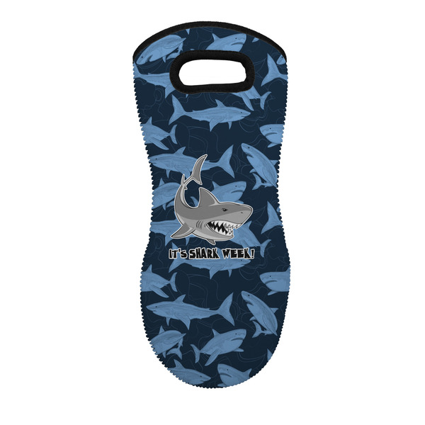 Custom Sharks Neoprene Oven Mitt - Single w/ Name or Text