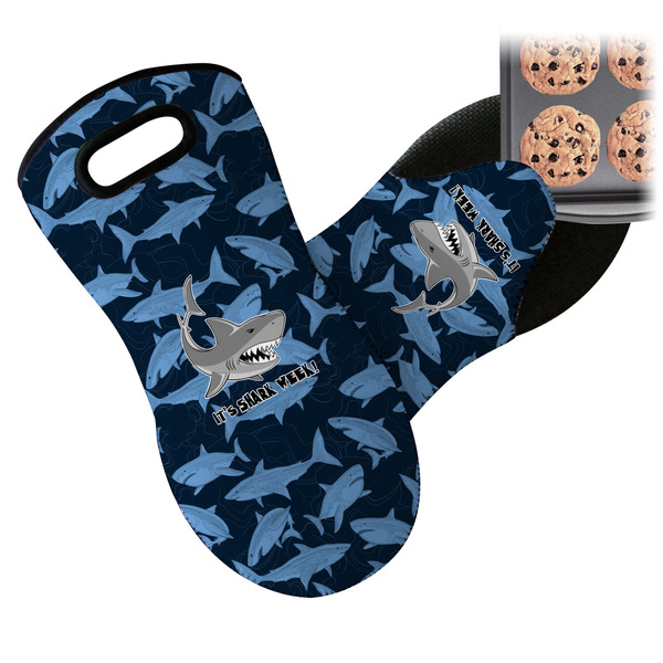 Sharks Neoprene Oven Mitt