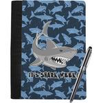 Sharks Notebook Padfolio - Large w/ Name or Text
