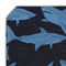 Sharks Octagon Placemat - Single front (DETAIL)