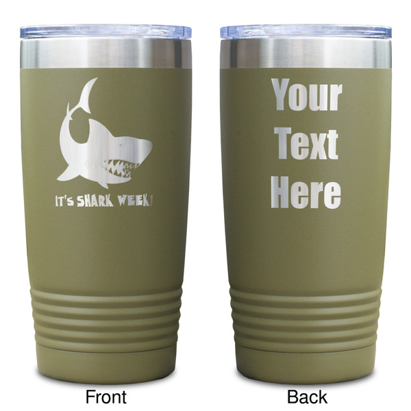 Sharks Olive Polar Camel Tumbler - 20oz - Double Sided - Approval