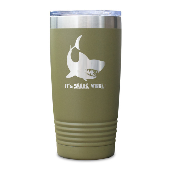 Sharks Olive Polar Camel Tumbler - 20oz - Single Sided - Approval