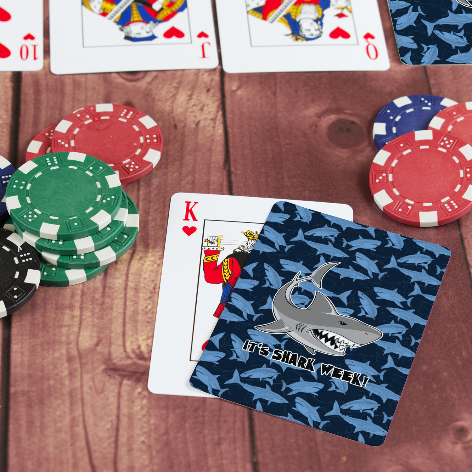 Custom Sharks Playing Cards (Personalized) | YouCustomizeIt