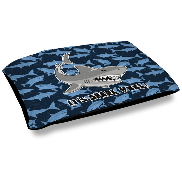 Custom Sharks Dog Bed w/ Name or Text