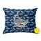 Sharks Outdoor Throw Pillow (Rectangular - 20x14)