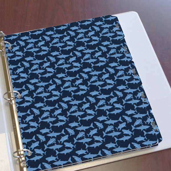 Sharks Page Dividers - Set of 5 - In Context
