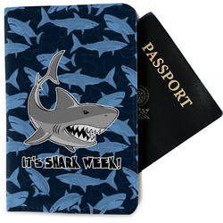 Sharks Passport Holder - Fabric w/ Name or Text