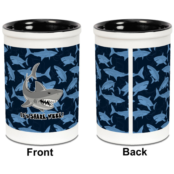 Sharks Pencil Holder - Black - approval