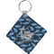 Sharks Diamond Plastic Keychain w/ Name or Text