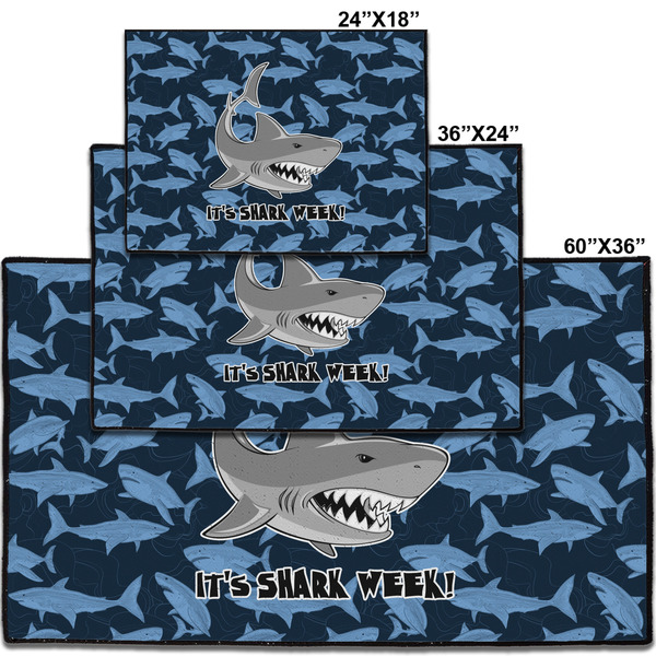 Sharks Personalized Door Mat - Group Parent IMF