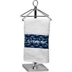 Sharks Cotton Finger Tip Towel (Personalized)