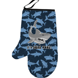 Sharks Left Oven Mitt w/ Name or Text