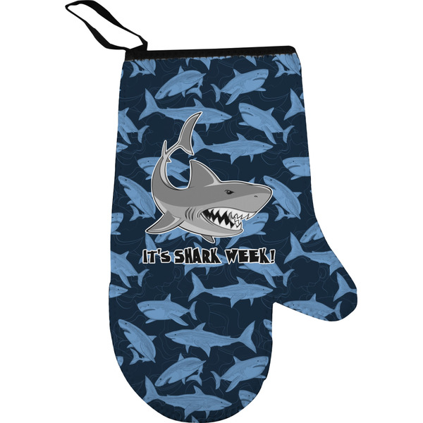 Sharks Personalized Oven Mitt