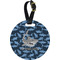 Sharks Personalized Round Luggage Tag