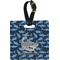 Sharks Personalized Square Luggage Tag