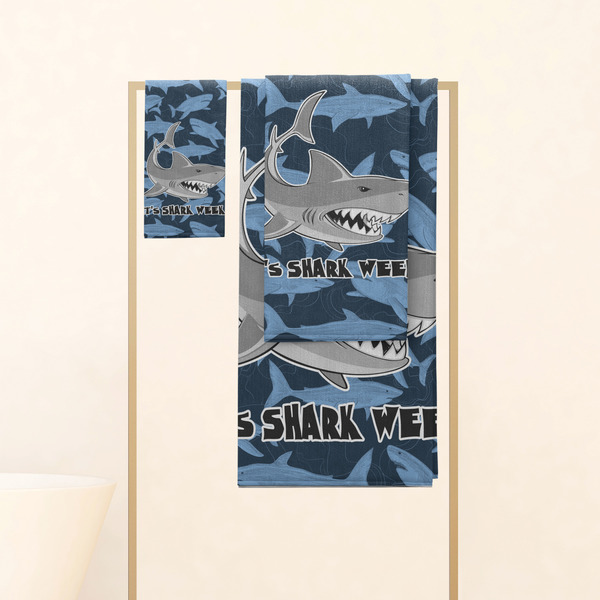 Sharks Personalized Towel Set