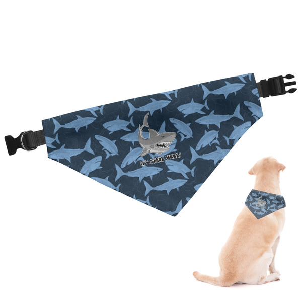 Custom Sharks Dog Bandana (Personalized)