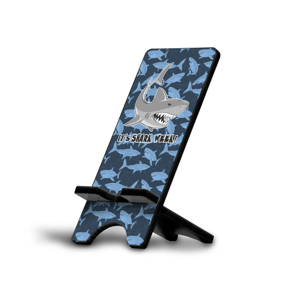 Custom Sharks Cell Phone Stand (Small) w/ Name or Text