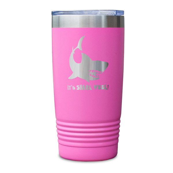 Sharks Pink Polar Camel Tumbler - 20oz - Single Sided - Approval